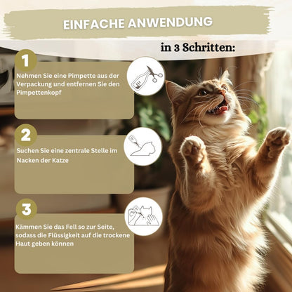 Spot On Natürlicher Zeckenschutz für Katzen