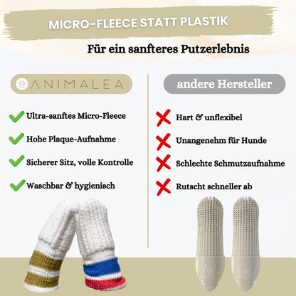 Zahnbürste für Hunde und Katzen - 2 Stück (Kopie)