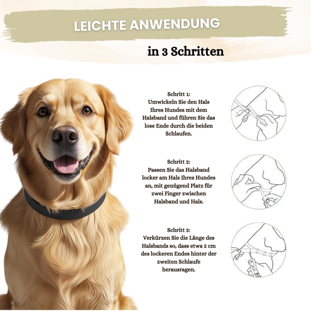 Beruhigungshalsband für Hunde - 2 Stück