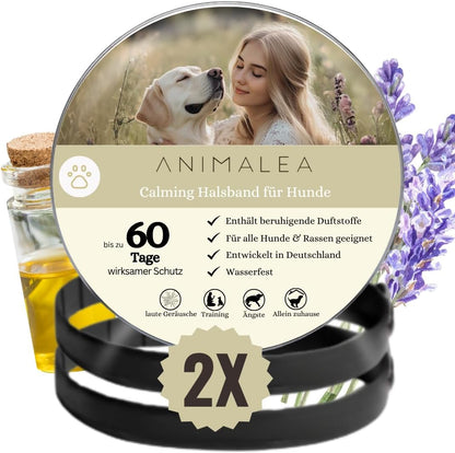 Beruhigungshalsband für Hunde - 2 Stück