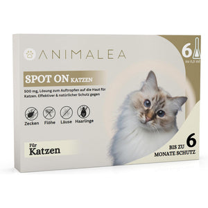 Spot On Natürlicher Zeckenschutz für Katzen