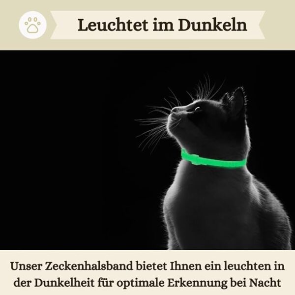 Animalea® Zeckenhalsband für Katzen (2 Stück) - Länge 38cm – Bild 5