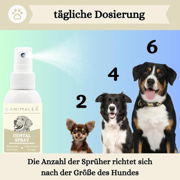Animalea® Dentalspray für Hunde & Katzen (150 ml) – Bild 2