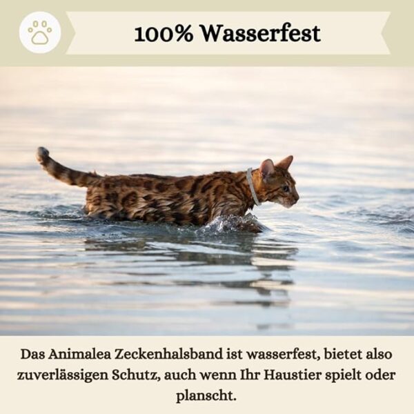 Animalea® Zeckenhalsband für Katzen (2 Stück) - Länge 38cm – Bild 4