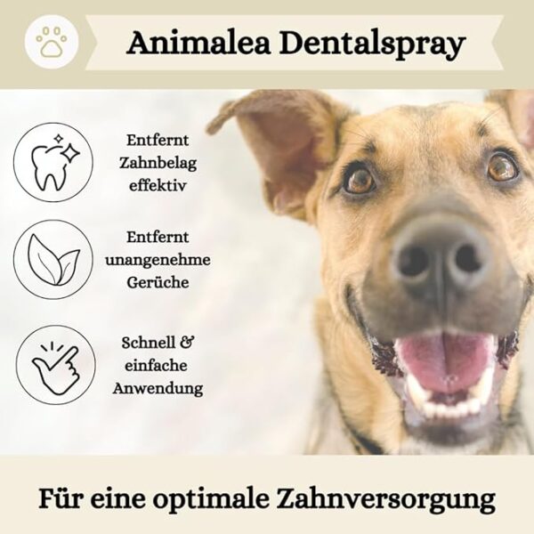 Animalea® Dentalspray für Hunde & Katzen (150 ml) – Bild 3