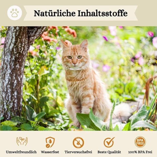 Animalea® Zeckenhalsband für Katzen (2 Stück) - Länge 38cm – Bild 2